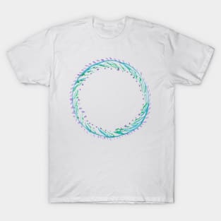 Turquoise wreath T-Shirt